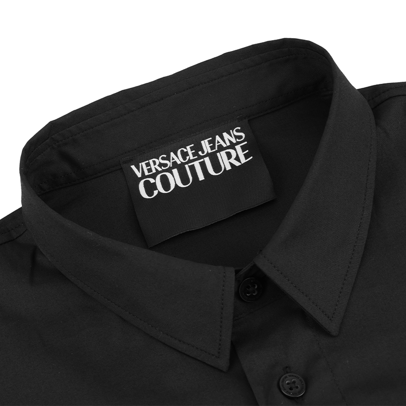 范思哲男士商务休闲烫金长袖衬衫 银泰百货精品衬衫