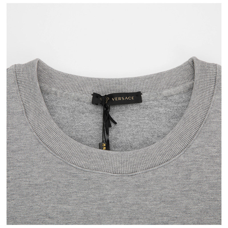 versace /范思哲灰色棉质字母卫衣 银泰百货精品卫衣