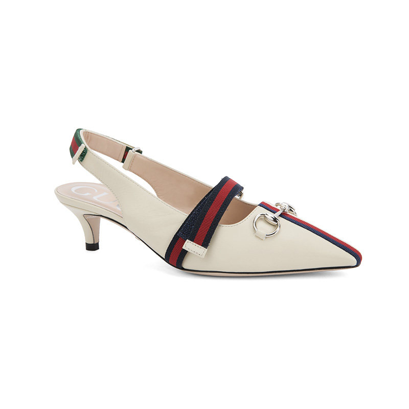 gucci /古驰50mm牛皮材质高跟凉鞋 银泰百货精品时装凉鞋