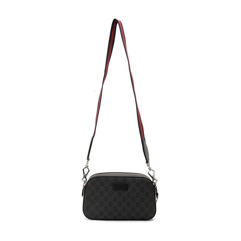 gucci /古驰男士暗g印花斜挎包 银泰百货精品男士包袋