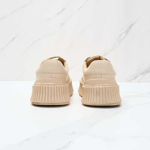 JIL SANDER 日常休闲女士羊皮经典洗涤饼干鞋银泰百货精品 301596 - 图2