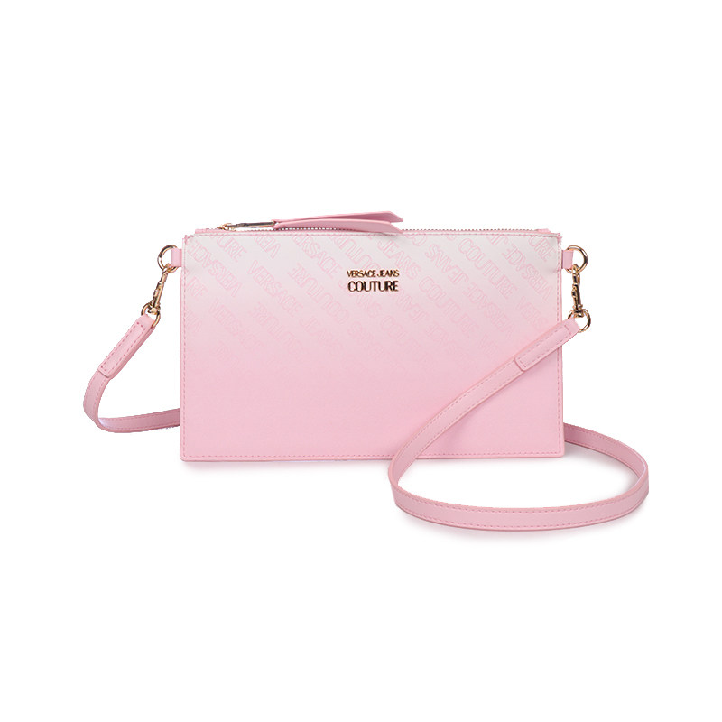 范思哲女士logo印花手拿斜挎包 银泰百货精品女士包袋