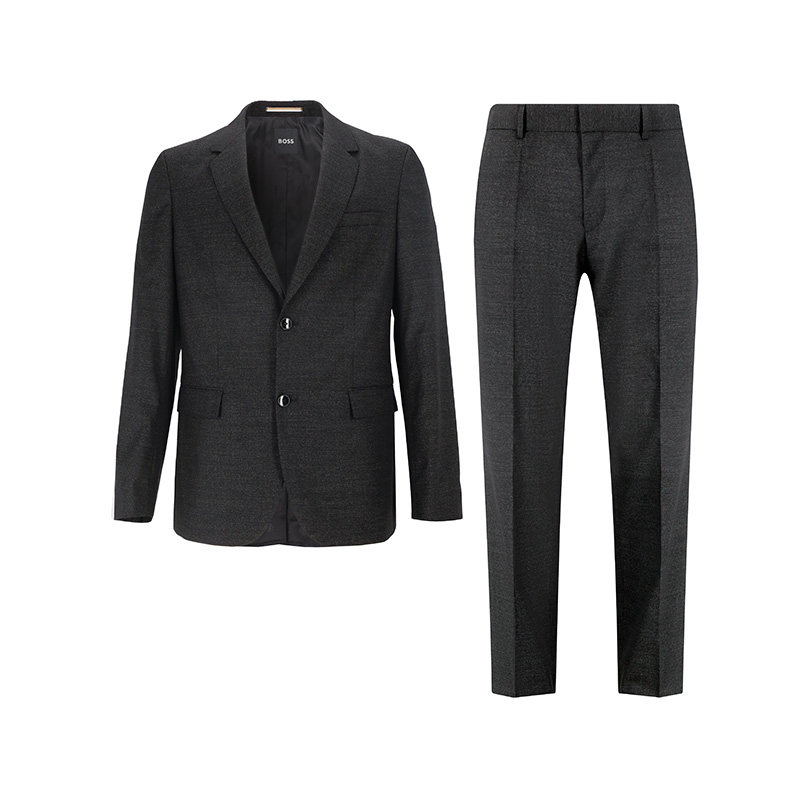 Hugo Boss雨果博斯男士black系列两粒单排扣商务西服套装300095,淘宝优惠券,粉丝福利购,淘宝优惠卷