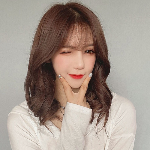 一片式V型短卷发片接发片隐形仿真发假发片大波浪蓬松假发女无痕 - 图2