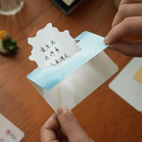 小日子不翻篇 玫瑰星梦立体小贺卡节日祝福生日礼物仪式感手写卡 - 图1