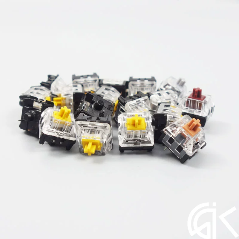 [凯华Kailh Speed Switches机械键盘轴体金 银 铜 厚金轴 通用樱桃]