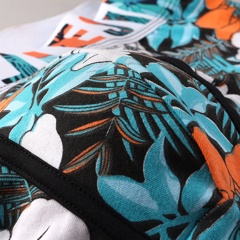 男士内裤男平角裤棉质运动印花四角裤衩透气舒适青年学生底裤衩潮,淘宝优惠券,粉丝福利购,淘宝优惠卷