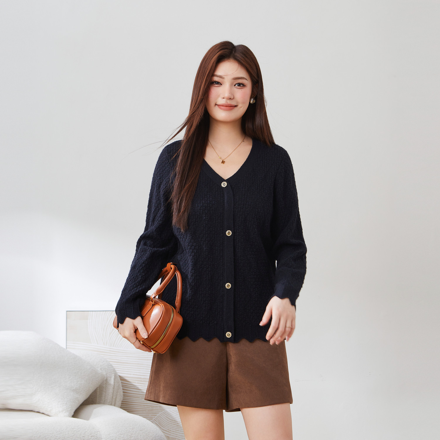 采多宝大码女装胖mm2024冬季新款镂空立体肌理感毛衣DDMY2055-Z,淘宝优惠券,粉丝福利购,淘宝优惠卷