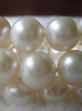 强光天然淡水珍珠项链送礼