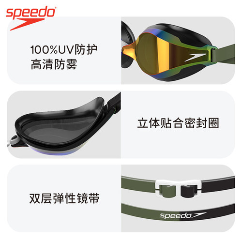 【潘展乐同款】speedo专业竞赛泳镜Fastskin系列防雾防水游泳镜 - 图2
