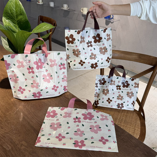 服装店用塑料女装店批发塑料手提袋子包装购物收纳礼品袋时尚外出 - 图0