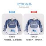 Водонепроницаемый нагрудник, детский слюнявчик, демисезонное термобелье, хлопковый фартук, юбка, анти-грязь, сзади на завязках