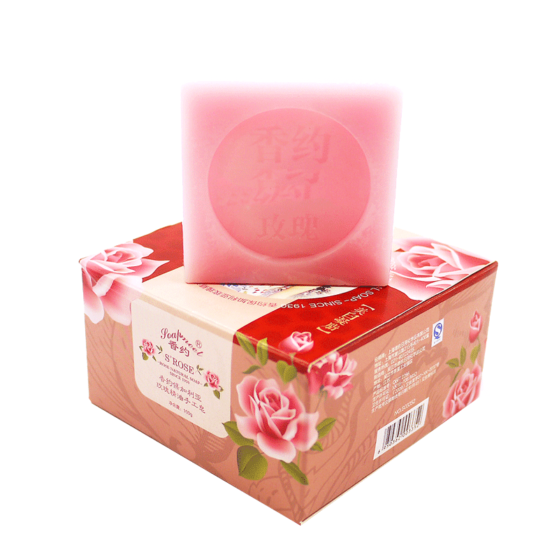 香约玫瑰精油100g补水身体手工皂 香约身体皂