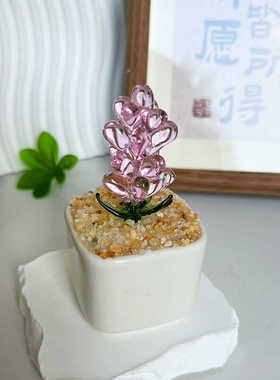 风信子盆栽大观园创意装饰摆件