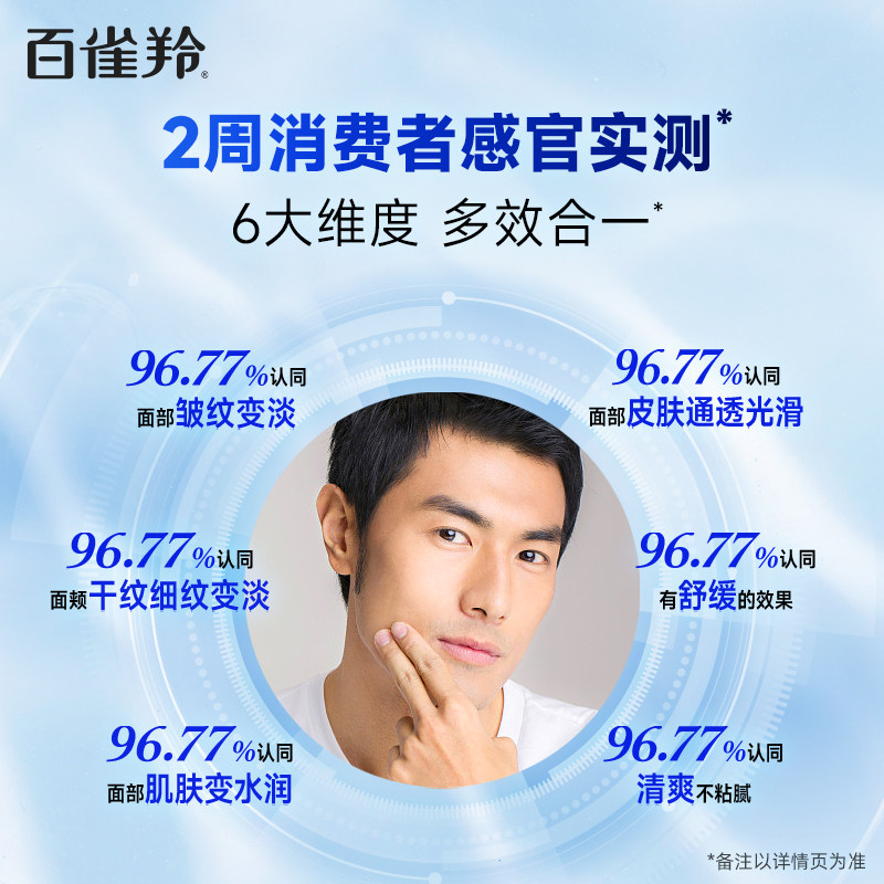 【新品】百雀羚帧颜男士抗皱精华水 百雀羚男士爽肤水