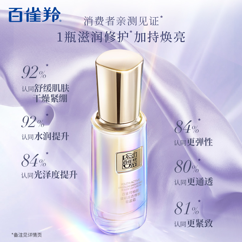 百雀羚帧颜焕彩聚光轻盈霜高面霜 百雀羚乳液/面霜