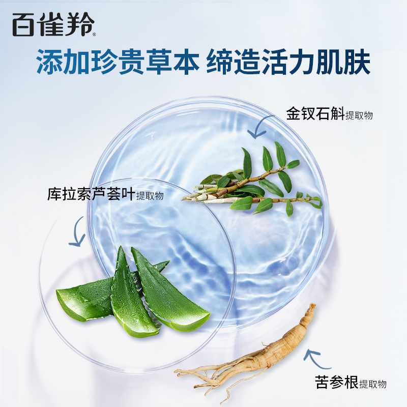 百雀羚男士水能保湿强润能量水补水滋润舒缓旗舰店官网正品
