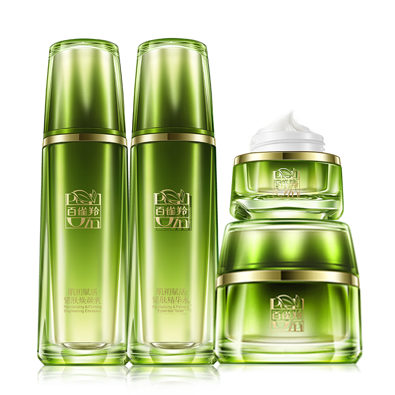百雀羚旗舰店【直播专享】百雀羚套装肌初赋活抗皱紧致护肤品水乳套装补水保湿0