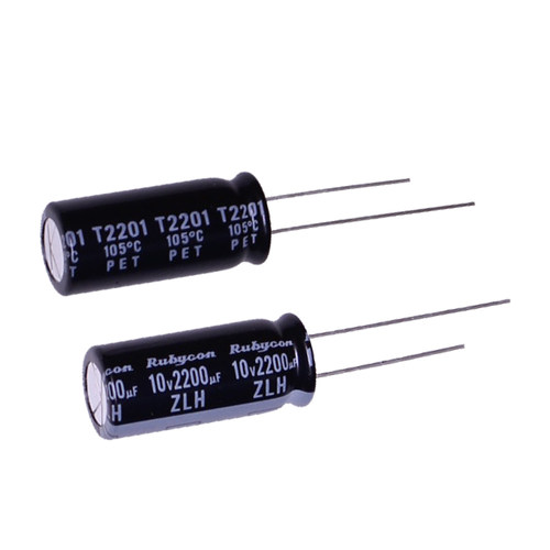 Rubycon原装铝电解电容10v2200uf 10*20红宝石YXJ高频长寿命 包邮 - 图3