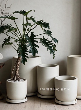 景德镇落地陶瓷大花盆北欧风简约