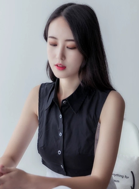 韩版时尚假领子女内搭衬衫领纯色衬衣领尖圆气质领减龄百搭假衣领