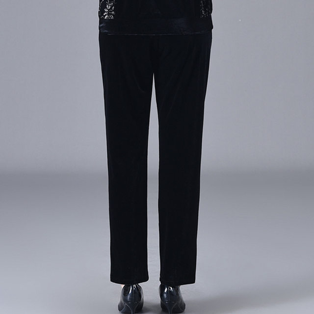 200 Jin Jin is equal to 0.5 kilogram. Kuotai high waist large size gold velvet pants