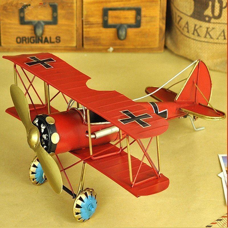 复古飞机美式二战模型铁艺工艺品摆设家居客厅小摆件酒柜装饰品,淘宝优惠券,粉丝福利购,淘宝优惠卷