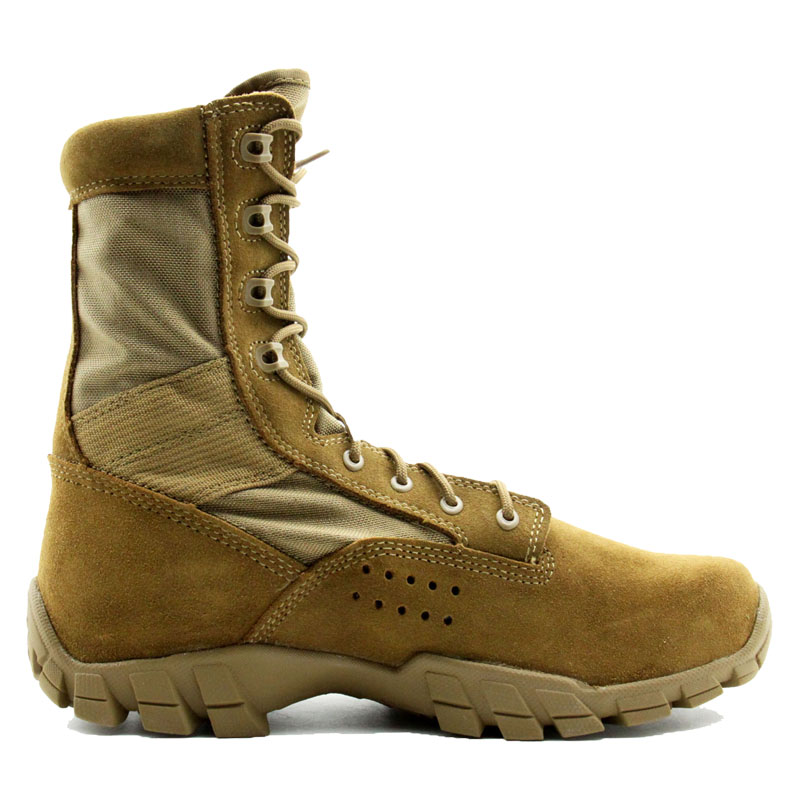 BATES沙漠靴棕色高帮战术靴E08680棕色靴符合AR670-1标准亚热带靴 - 图0