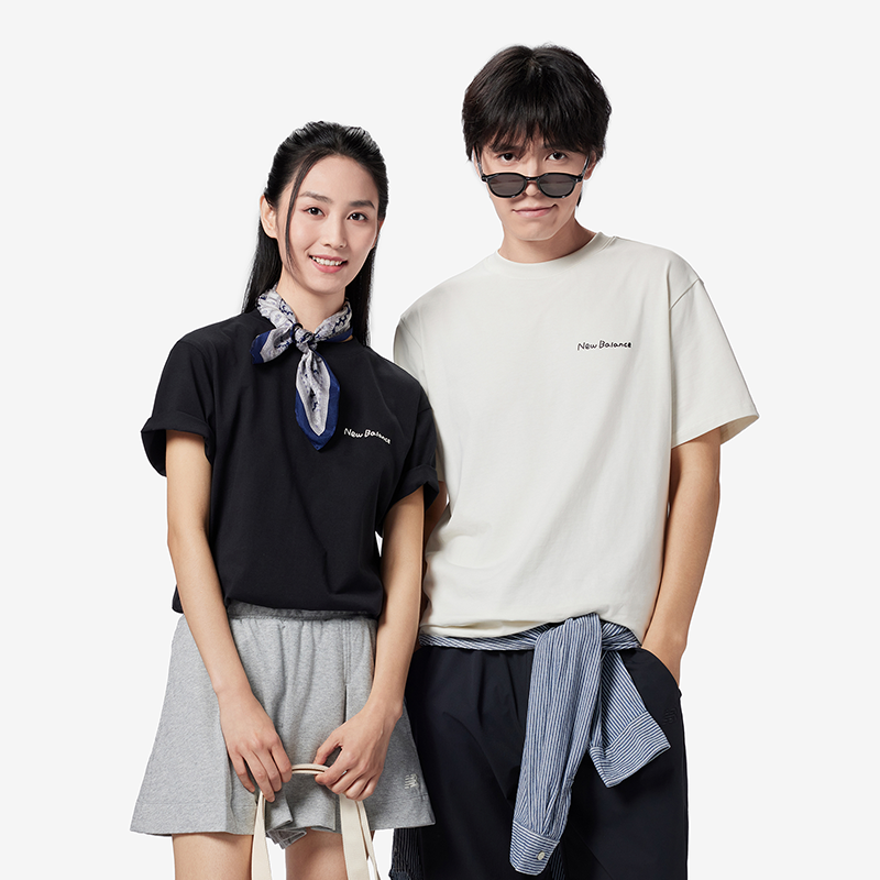 【向心生活】New Balance NB官方夏新品男女卡通小狗短袖AMT42339 - 图3