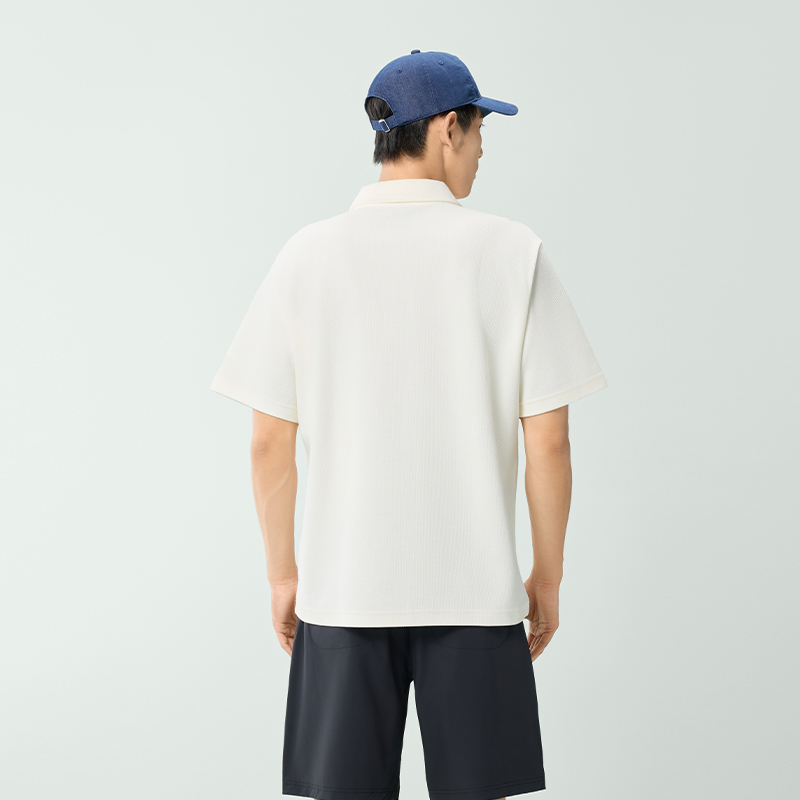 New Balance NB官方正品25年男舒适休闲翻领POLO短袖T恤NFF29101 - 图2