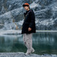 New Balance NB official new men's and women's mid-length winter warm and water-repellent duck down jacket AMJ53372