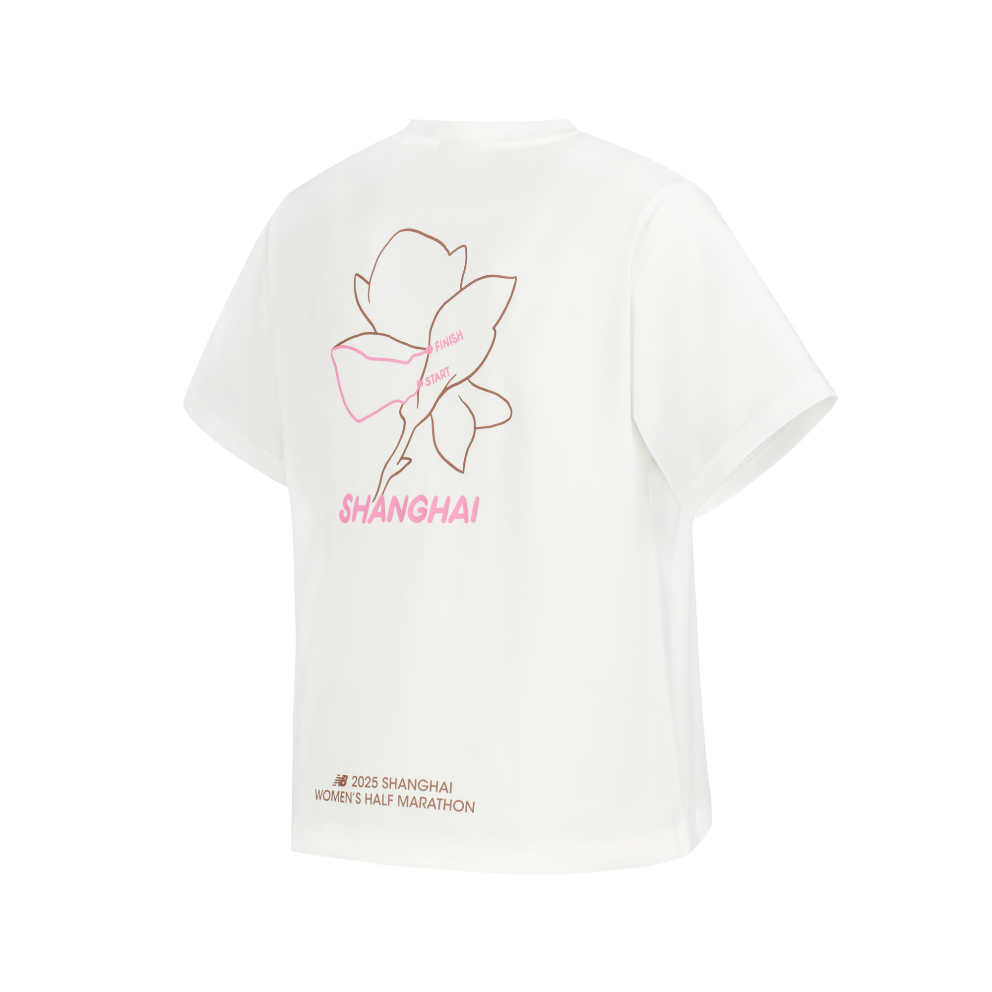 上海女子半马限定 | New Balance NB官方女跑步T恤短袖AWT51285,淘宝优惠券,粉丝福利购,淘宝优惠卷