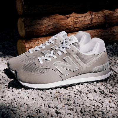 New Balance NB官方正品男女情侣夏复古灰色运动休闲鞋ML574EVG