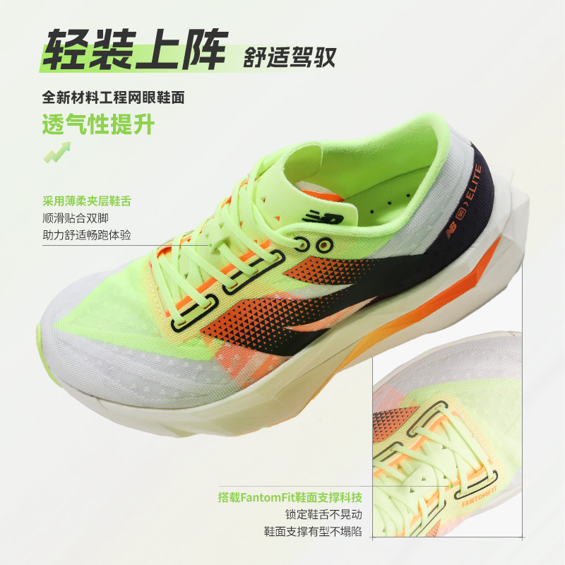 New Balance 24新款SC Elite v4专业竞速碳板减震男女运动跑步鞋-图2