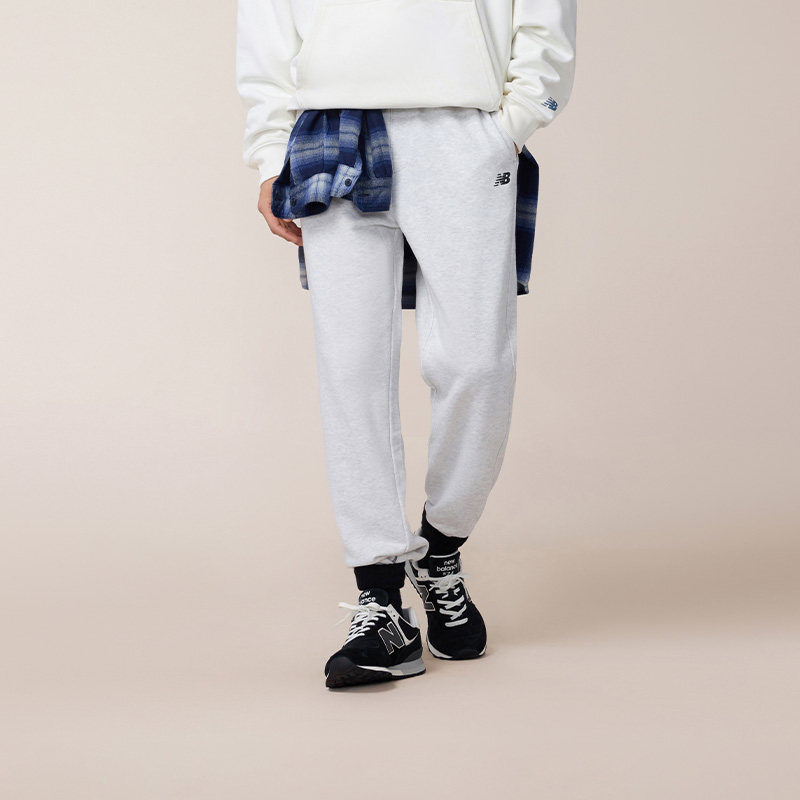 New Balance NB官方26年新款男款休闲舒适百搭运动针织裤MB61582J