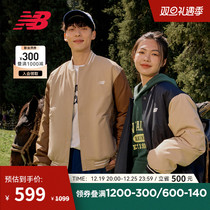 New Balance NB Official new male and female trendy baseball jacket cotton sports jacket AMJ33332