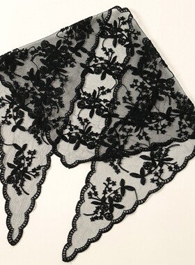 Various styles, Bridal Headwear Floral Lace Triangle Scarf