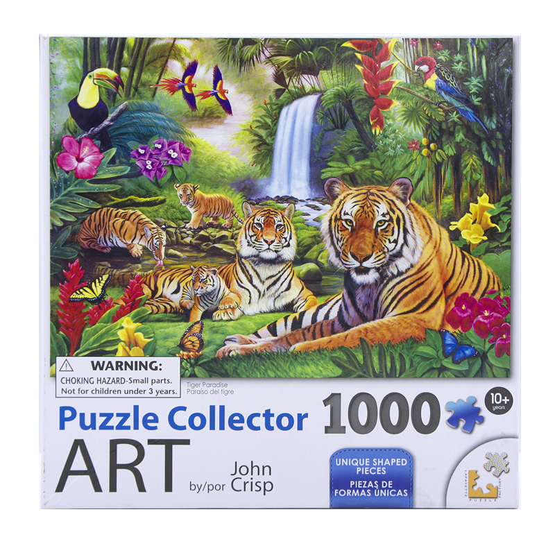 LPF ART PUZZLE COLLECTOR动物抽象风景儿童创意纸板拼图1000片 - 图1