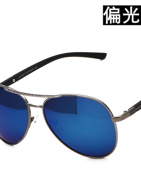 男士新款偏光镜内镀膜时尚圆脸