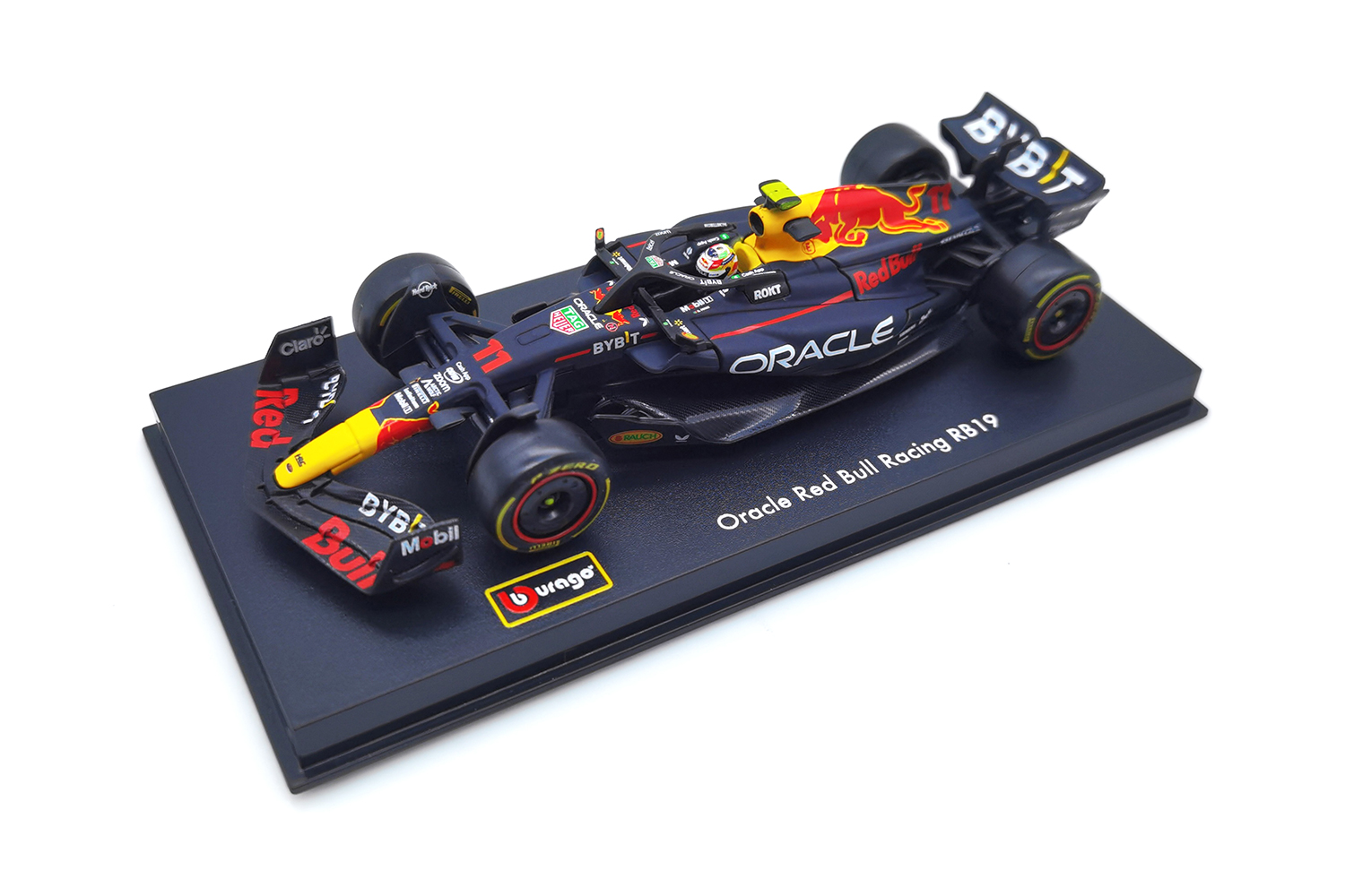 F1赛车模型摆件1:43比美高红牛佩雷兹2023年RB19 11号精装版 - 图0