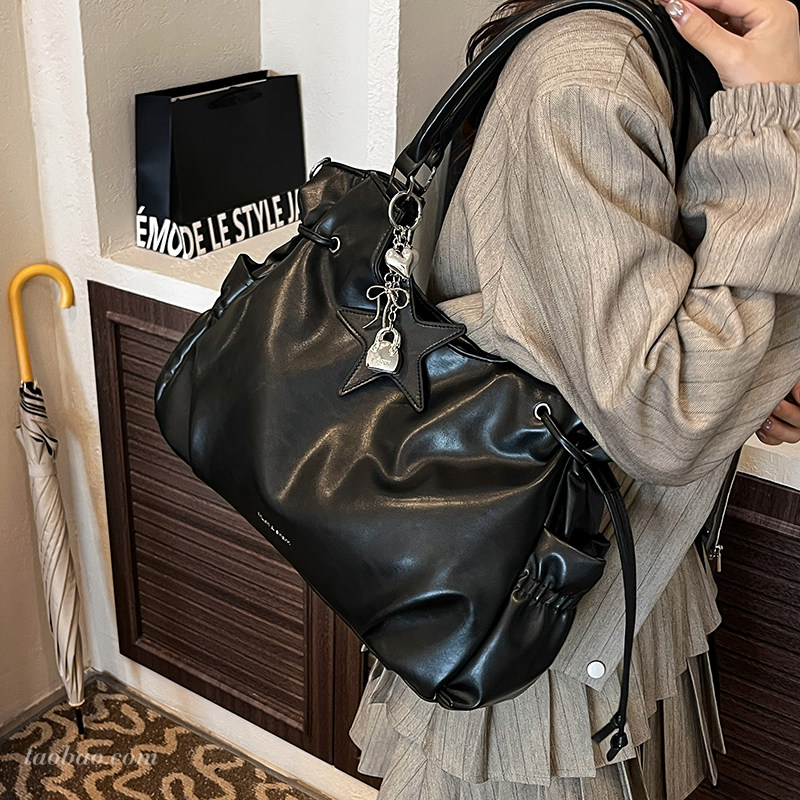 高级感复古大容量包包女2025新款时尚通勤斜挎包单肩腋下包托特包,淘宝优惠券,粉丝福利购,淘宝优惠卷