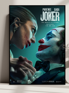 床头个性小丑挂画电影海报Joker