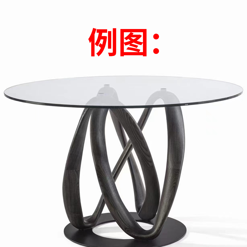 实木家居定制异形尺寸来图来样加工酒店家具设计师款桌椅佛山工厂 - 图0