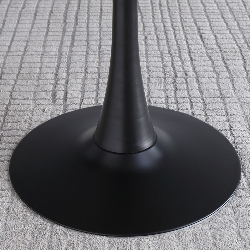 轻奢岩板餐桌休息区接待郁金香酒店洽谈桌咖啡奶茶店阳台小圆桌子,淘宝优惠券,粉丝福利购,淘宝优惠卷