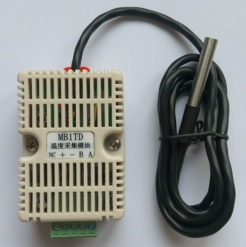 温度传感器 温度变送器 DS18B20 采集模块 Modbus RTU RS485接口 - 图1