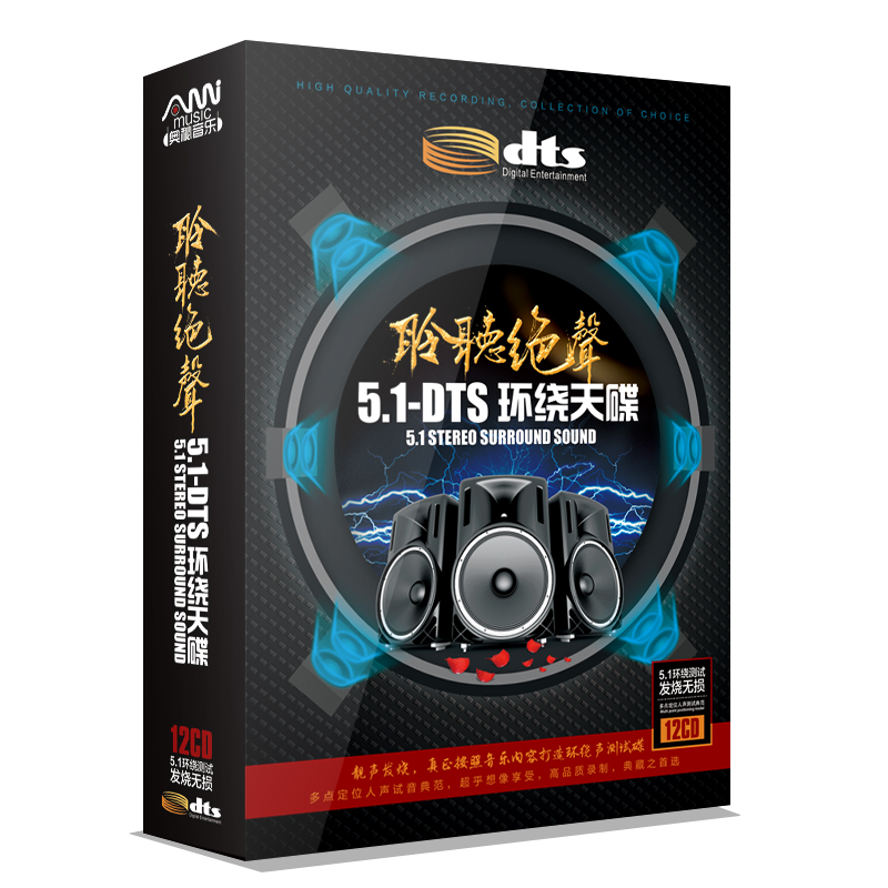 正版dts5.1发烧人声无损音乐汽车载cd光盘多声道环绕试音碟片车用 - 图3