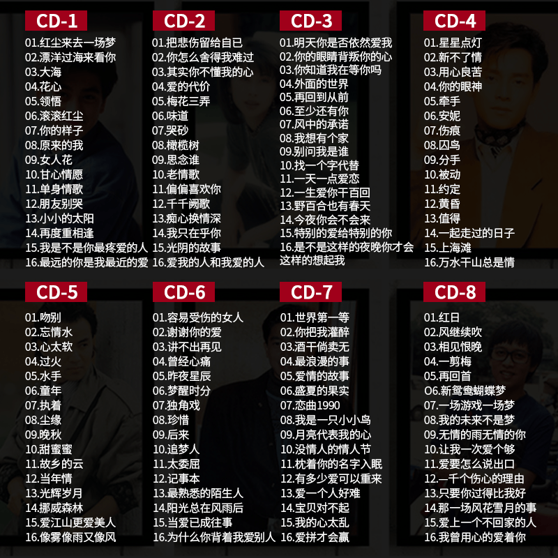 正版汽车载cd碟片经典流行国语正品老歌珍藏高音质CD无损车用光盘 - 图1