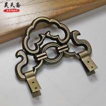 Hao Tianyou Chinese imitation antique bronze painting and calligraphy frame bronze plaques hook decorative character painting plate Tohang painting hook five gold accessories