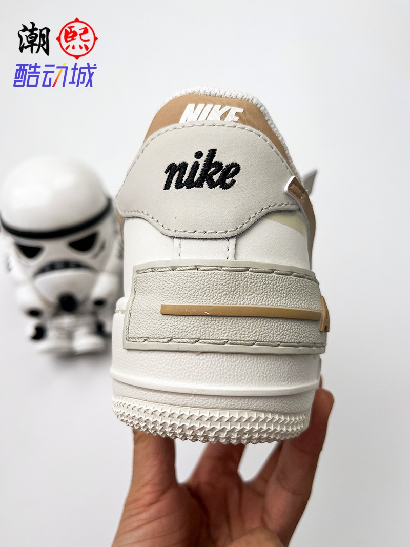 Nike女Air Force 1空军一号AF1运动休闲板鞋DV1364变色马卡龙双钩 - 图3