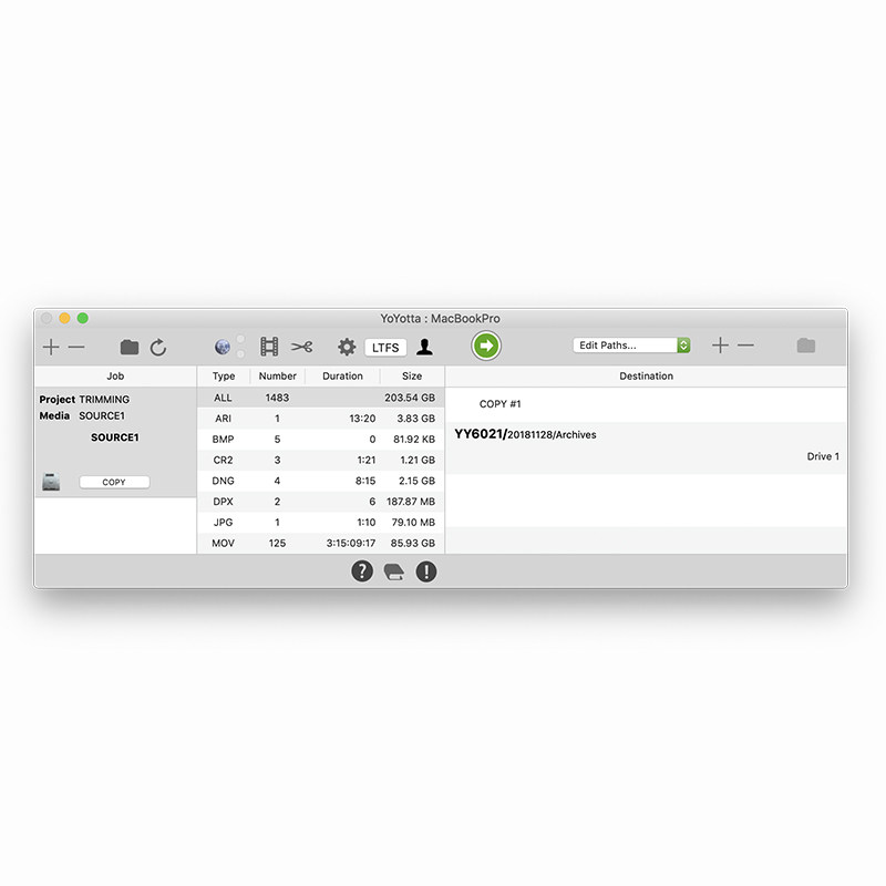 飞编大师 yoyotta V4备份归档软件苹果专用  MacOS系统 磁带机/库 - 图2